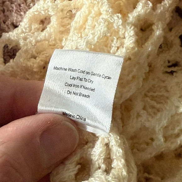 POL by Anthropologie Sleeveless Crochet Duster - Size S - Picture 7 of 10